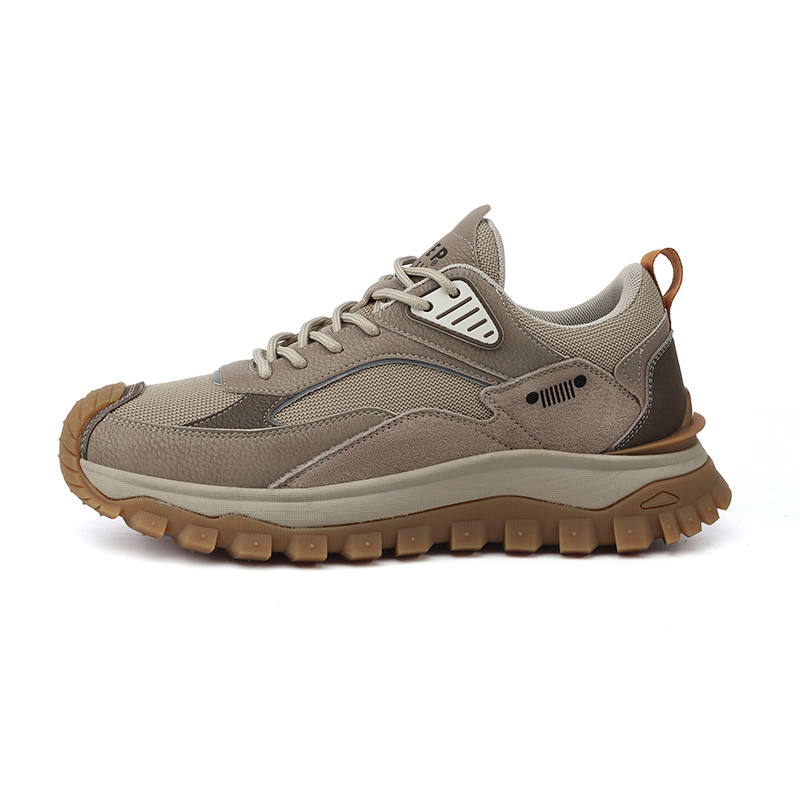 JEEP SPIRIT Low top Hiking Shoes Men's Natural Deer