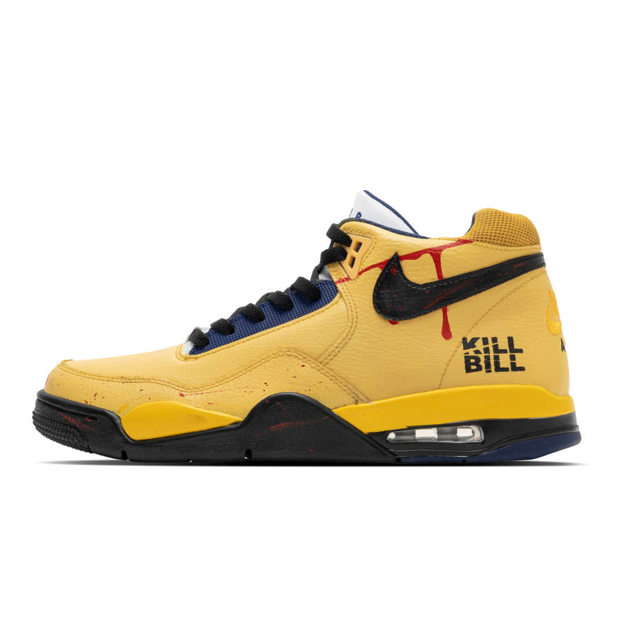 Nike Nike Flight Legacy Solitary Blade Dawn Slip Resistant Mid top Vintage Basketball Shoes Men's Yellow
