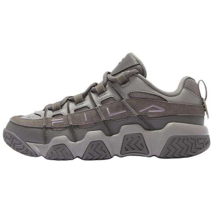 FILA FUSION BUSTER Puffy Shoes Low top Vintage Basketball Shoes Men's Gray