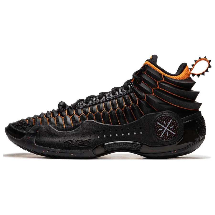 Li-Ning Li Ning Way Of Wade 10 Low Slip Resistant Abrasion Resistant High top Basketball Shoes Men's Black