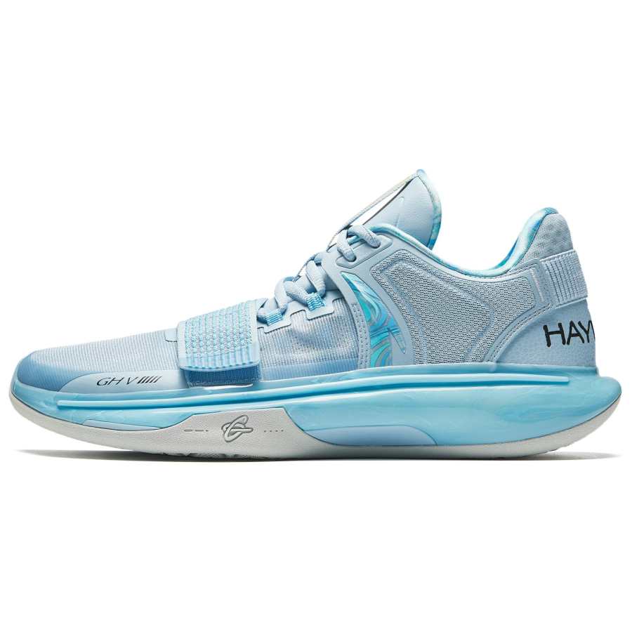 Anta GH5 Cushioning Rebound Low top Basketball Shoes Men's Bathing Blue