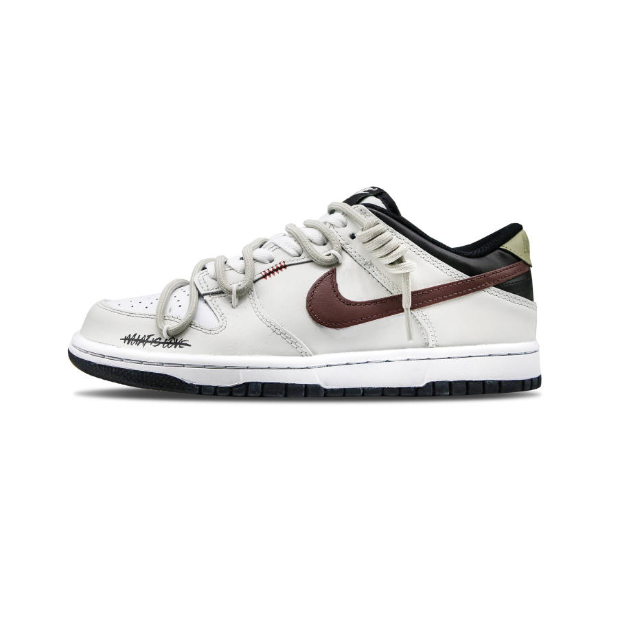 Nike Nike Dunk LOW Dust Sealed Archives Slip Resistant Low top Skateboard Shoes Unisex Gray Red