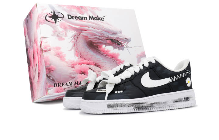 Nike Nike Air Force 1 9 Game Manufacturing, Black Elegance Daisy Slip Resistant Abrasion Resistant