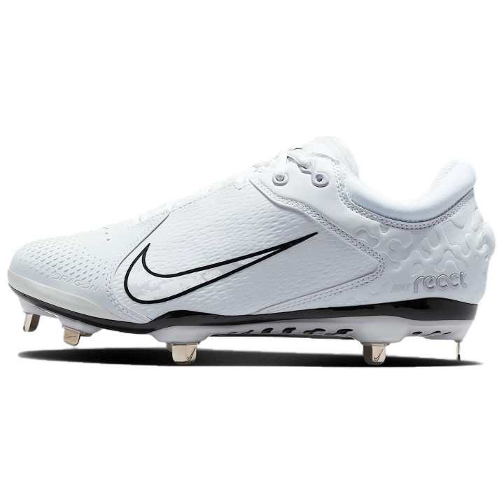 Nike Nike Hyperdiamond 4 Elite White Pure Platinum Black Women's
