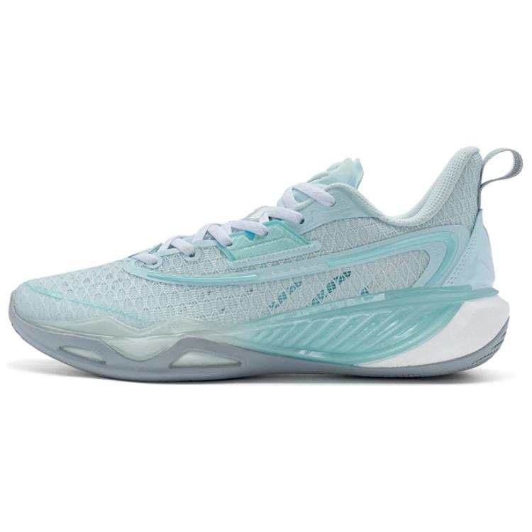 XTEP Light Feather 5 Cushioning Slip Resistant Low top Basketball Shoes Men's Blue