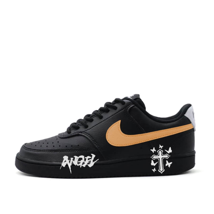 Nike Nike Court Vision 1 Butterfly Metamorphosis Seeker PU Synthetic Leather Abrasion Resistant Abrasion Resistant Low top