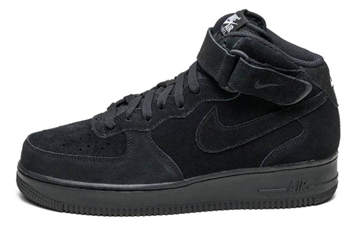 Nike Nike Air Force 1 7 Lightweight High top Skateboard Shoes Men's Black