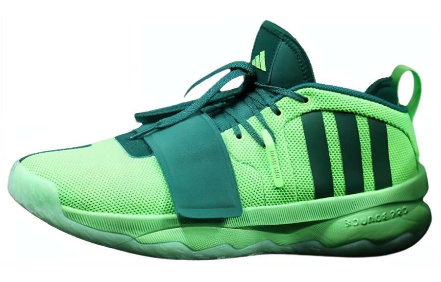Adidas Adidas Dame 8 Extply PE Slip Resistant Abrasion Resistant Low top Basketball Shoes Men's Green