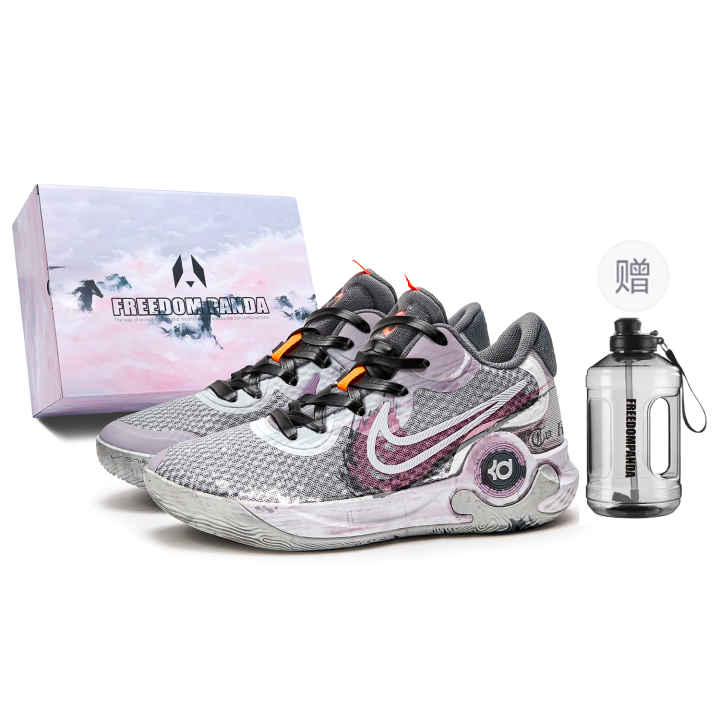 Nike Nike KD Trey 5 Freedom Panda, Box, Sound Wave Cushioning Slip Resistant Abrasion Resistant