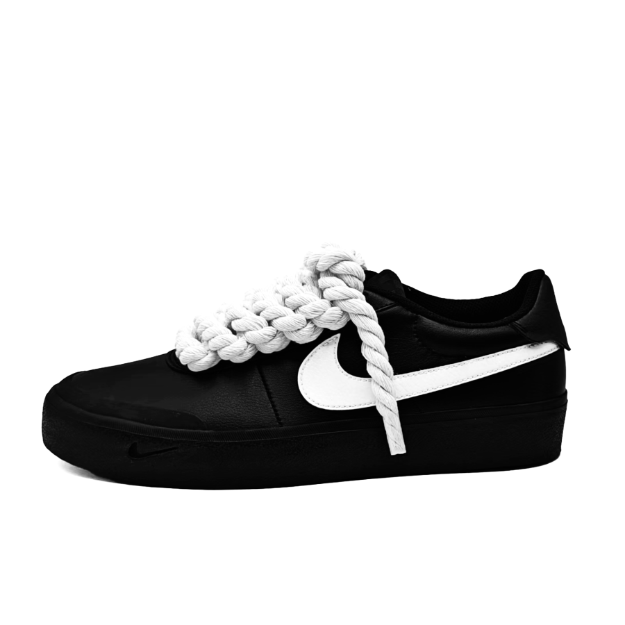 Nike Nike Court Shot Slip Resistant, Abrasion Resistant, Lightweight Low top Skateboard Shoes Unisex Black
