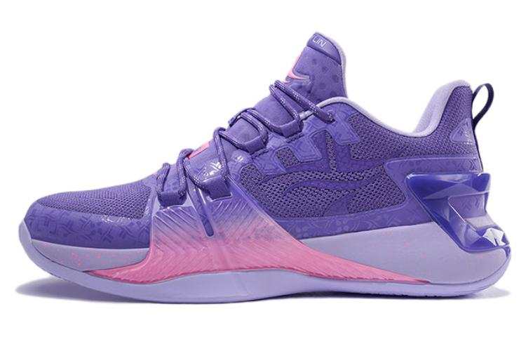 XTEP Jeremy Lin 2 Game Ready Low top Performance Basketball Shoes Men's Purple Pink