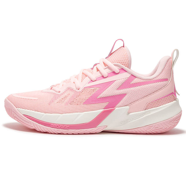 361° Slip Resistant Abrasion Resistant Low top Basketball Shoes Men's Bubble Gum Pink
