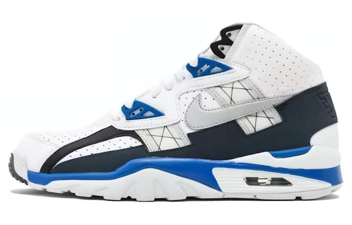 Nike Nike Air Trainer Sc High White Metallic Platinum Hyper Cobalt