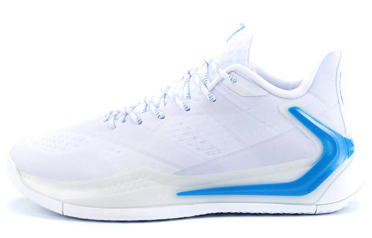 XTEP Slip Resistant Abrasion Resistant Breathable Cushioning Low top Performance Basketball Shoes Men's New White