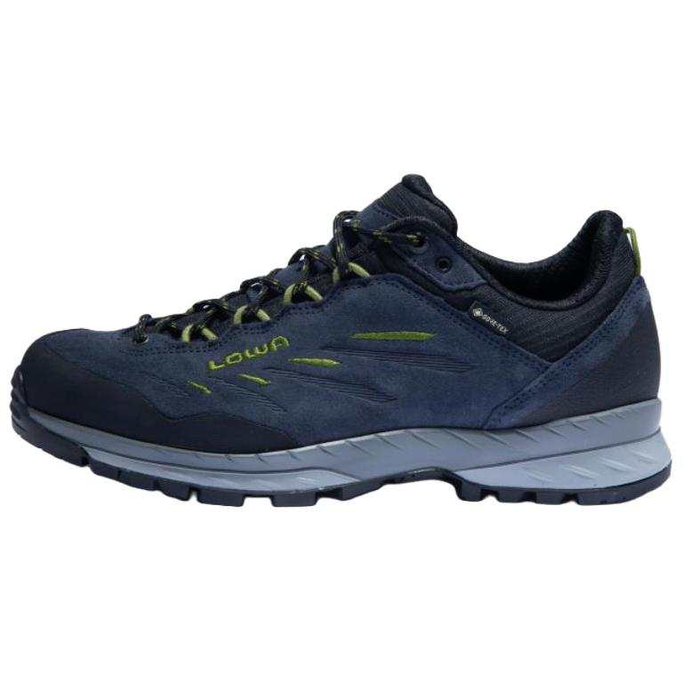 Lowa Delago Slip Resistant Abrasion Resistant Low top Hiking Shoes Men's Blue