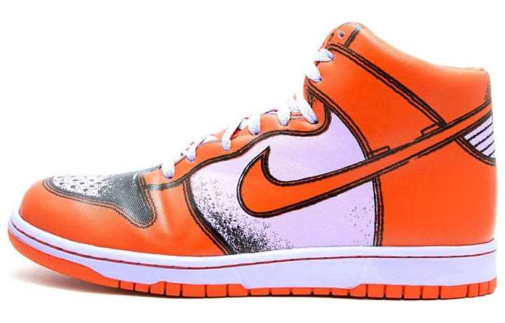 Nike Nike Dunk High 1 Piece Premium Lilac Ice Deep Orange