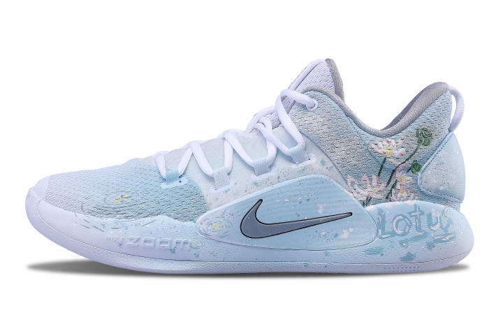 Nike Nike Hyperdunk X Evening Pond, Cooling All Summer Mesh, Textile Cushioning Slip Resistant Coverage