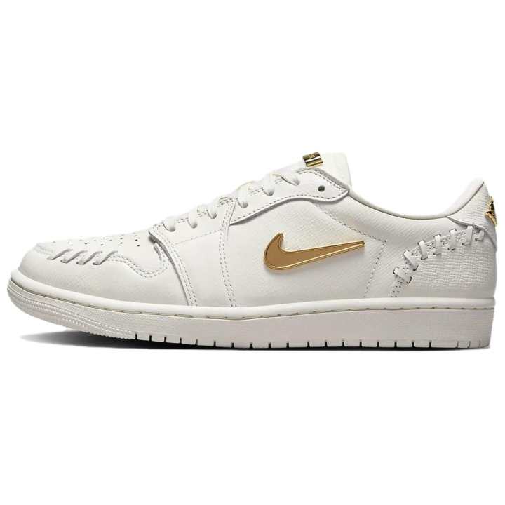 Jordan Jordan 1 Low Method Of Make Sail Metallic Gold Women's