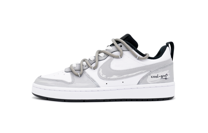 Nike Nike Court Borough Slip Resistant Lightweight Low top Skateboard Shoes Women's Gray
