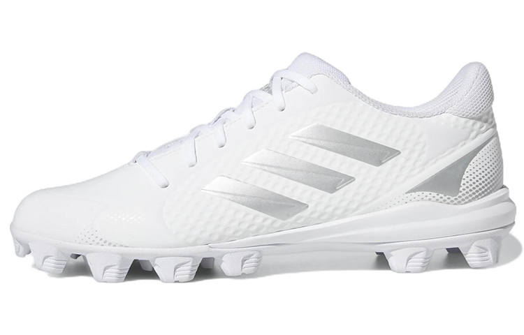 Adidas Adidas Purehustle 2.0 Molded Cleats Fashion Abrasion Resistant Low top Training Shoes Women's White