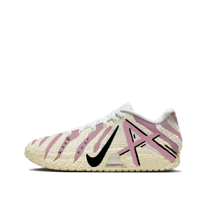Nike Nike Ja Morant 3 Abrasion Resistant Low top Basketball Shoes Men's White Pink