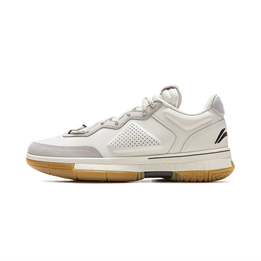Li-Ning Li Ning Wow1 Low top Basketball Shoes Men's White Gray