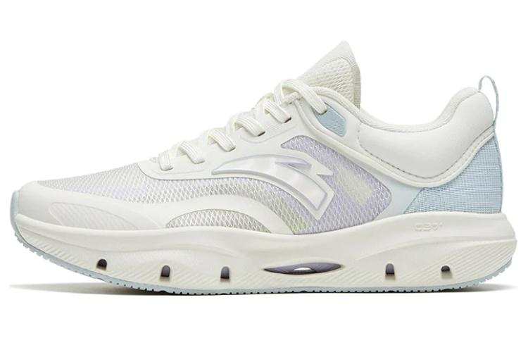 Anta Mesh Slip Resistant Abrasion Resistant Low top Training Shoes Women's White Blue