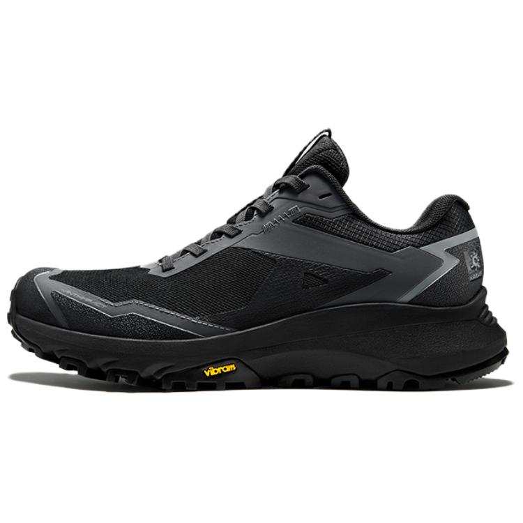 KAILAS Brackish Green Slip Resistant Abrasion Resistant Balance Low top Hiking Shoes Men's Ink Black