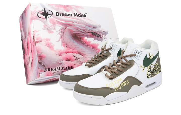 Nike Nike Flight Legacy Wild Machine BOX Abrasion Resistant Abrasion Resistant Mid top Vintage Basketball Shoes Unisex
