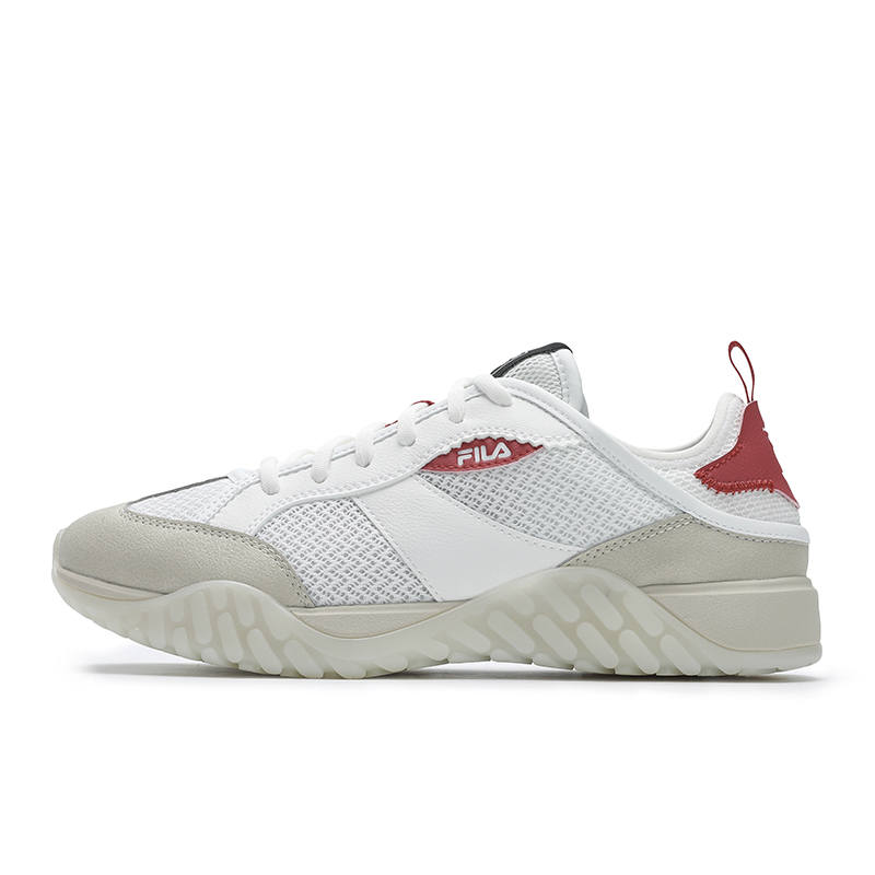 FILA DUNE FLOW Sandals Cushioning, Wear Resistant Low top Skateboard Shoes Women's White