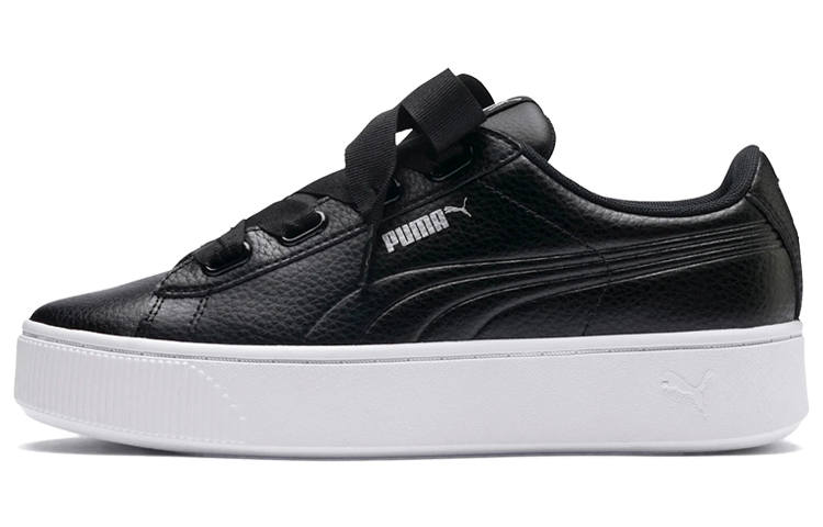 PUMA Vikky Stacked Ribbon Core Sneakers Black/White Women's