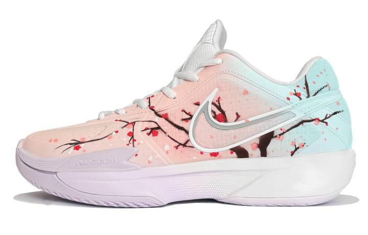 Nike Nike G.T. CUT CROSS Moon Mail, Combat Plan Breathable Low top Basketball Shoes Unisex Blue Pink