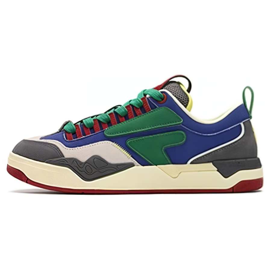 FILA FUSION FACETASM x FILA FUSION Cushioning Abrasion Resistant Cushioning, Wear Resistant Low top Skateboard Shoes Unisex
