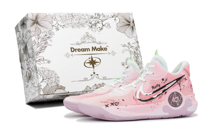 Nike Nike KD Trey 5 IX Dream Pink Dance Cushioning Impact Resistant Abrasion Resistant Slip Resistant