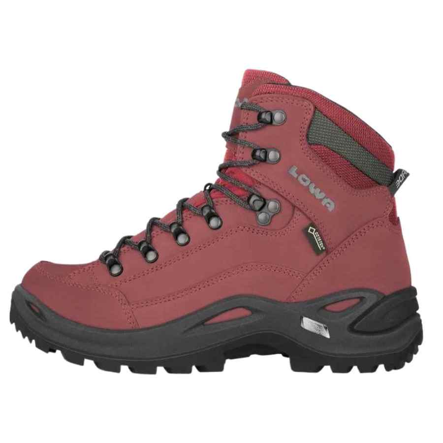 Lowa Renagade GTX Mid top Hiking Shoes Women's Red
