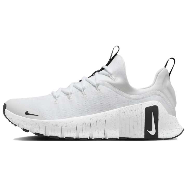 Nike Nike Free Metcon 6 White Metallic Silver Light Smoke Grey Black Women's