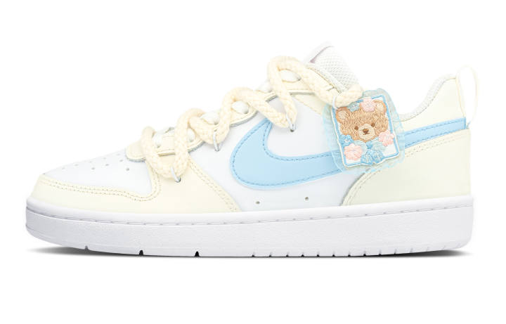 Nike Nike Court Borough Skateboard Shoes Women's Low Top Yellow/White