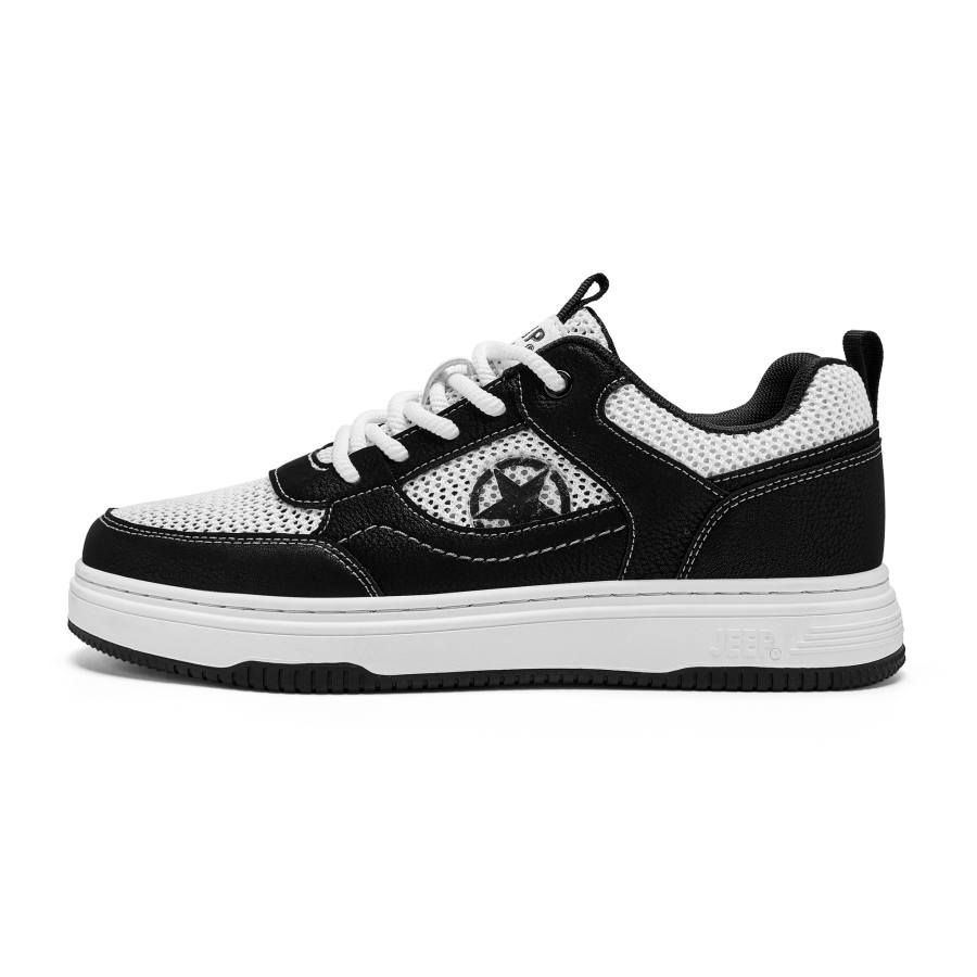 JEEP SPIRIT Low top Skateboard Shoes Men's Graphite Black