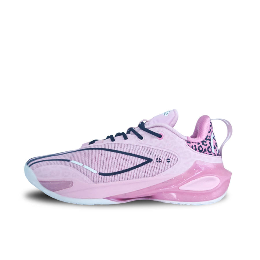 Li-Ning Li Ning Speed 11 Slip Resistant Abrasion Resistant Low top Basketball Shoes Men's Pink