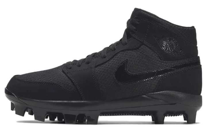 Jordan Jordan 1 Retro High Mcs Triple Black Mesh And Nubuck