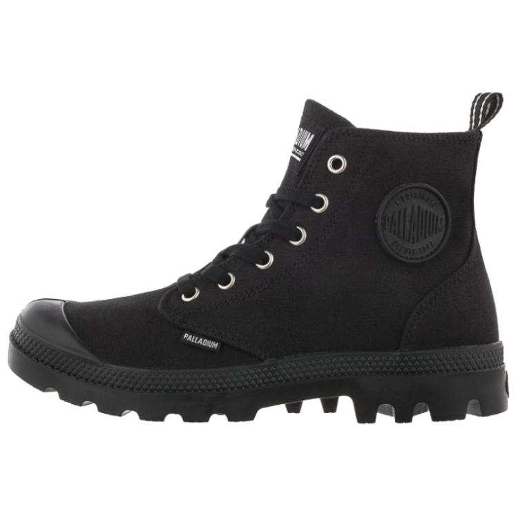 Palladium Pampa Hi Zip Cvs Abrasion Resistant Support Abrasion Resistant Support High top Canvas Shoes Unisex Black