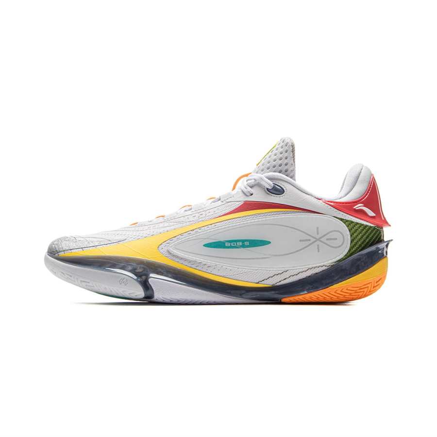 Li-Ning Li Ning Wade 808 5 ULTRA Cushioning Abrasion Resistant Low top Basketball Shoes Men's White