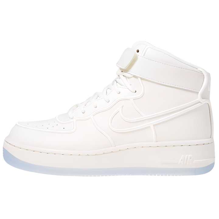 Nike Nike Air Force 1 Cushioning Abrasion Resistant High top Basketball Shoes Unisex White