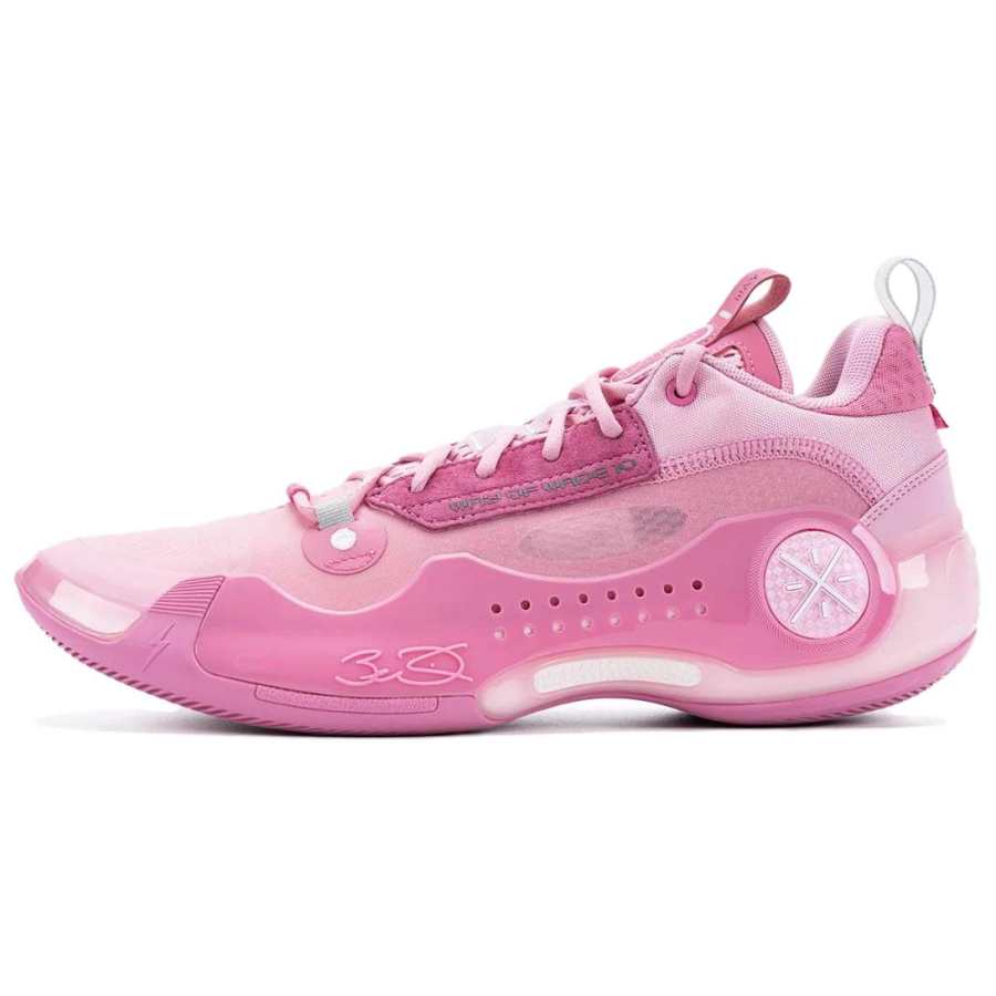 Li-Ning Li Ning WOW 10 Low top Basketball Shoes Men's Pink