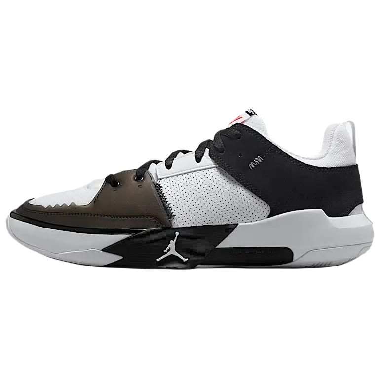 Jordan Jordan One Take 5 Wear resistant And Lightweight Low top Basketball Shoes Men's White Black