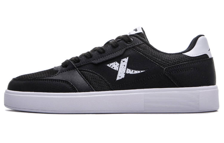 XTEP XTEP Breathable Low top Skateboard Shoes Men's Black White