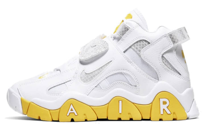 Nike Nike Air Barrage Mid White Chrome Yellow Women's