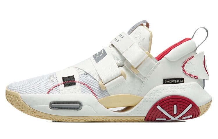 Li-Ning Li Ning All City 9 V2 Basketball Shoes Men's Low Top Standard White/Ivory