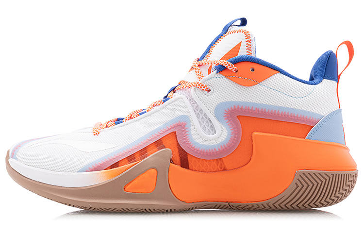 Li-Ning Li Ning Storm 2020 Basketball Shoes Men's Mid Top Orange