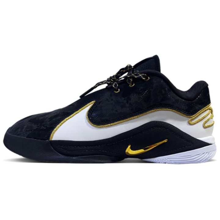 Nike Nike LeBron 22 Slip Resistant Abrasion Resistant Low top Basketball Shoes Men's Black White